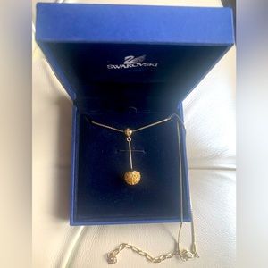 SWAROVSKI Gold w/Crystals Necklace
